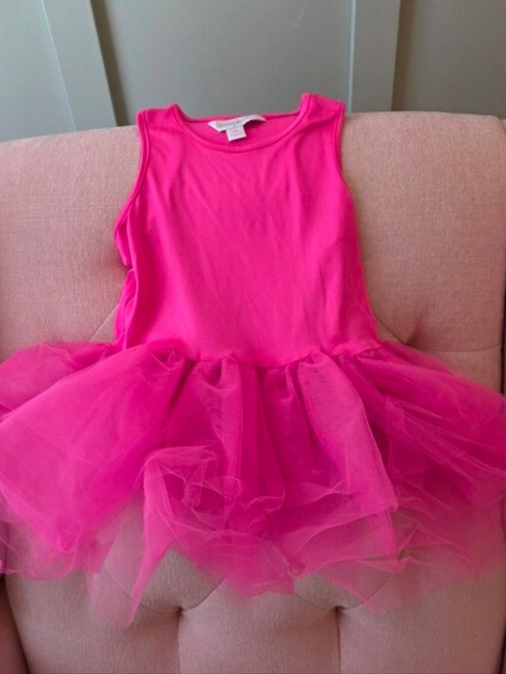 Iloveplum 4 4y Or 4t Hot Pink Tulle Dance  Leotard Dress Tutu I Love Plum